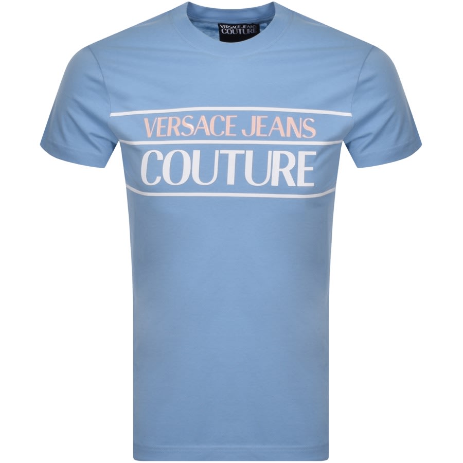 Alternative Image for ProductVersace Jeans Couture Logo T Shirt Blue1